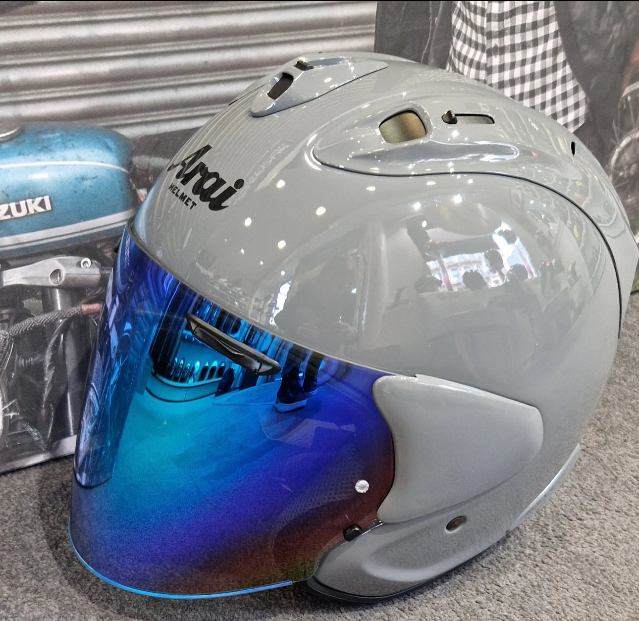 Casque Arai SZ-R VAS EVO Modern Grey (GRIS NARDO)